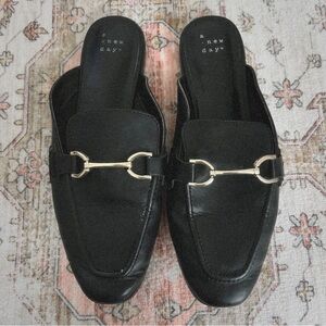 A New Day Women's Black Loafers
